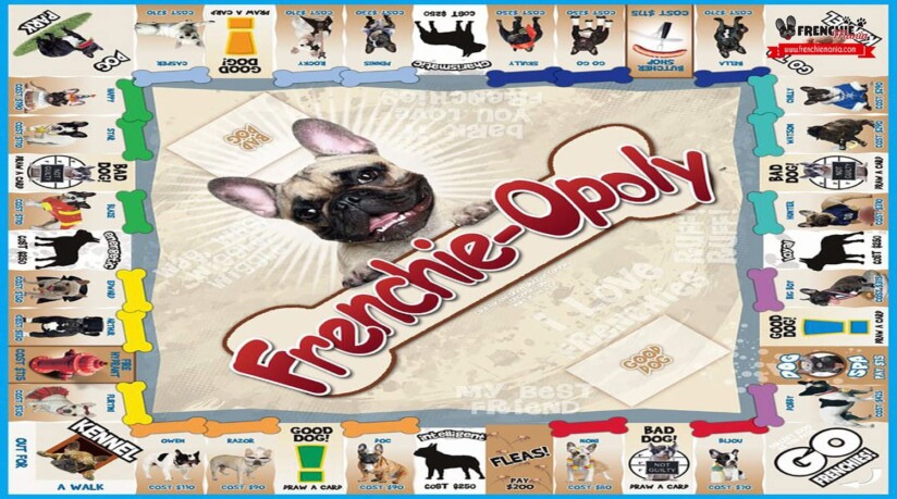 bulldog frances frenchie opoly monopoly