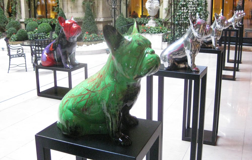 escultura pop art bulldog frances doggy john