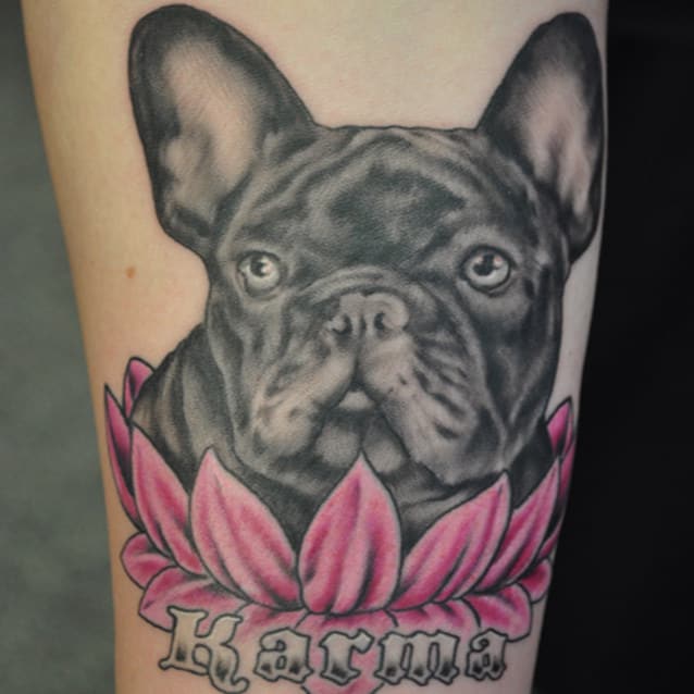 tatuaje bulldog frances